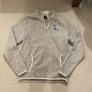 ole miss zip up pullover